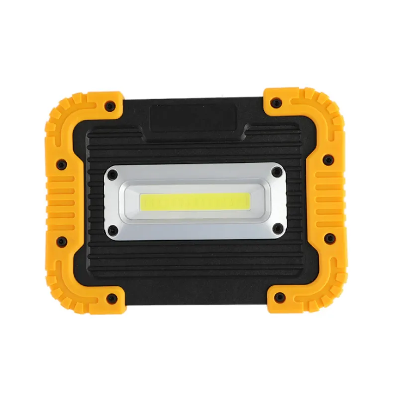 Rechargeable LED Floodlight for Construction - Portable Work Light with USB and Durable Cover