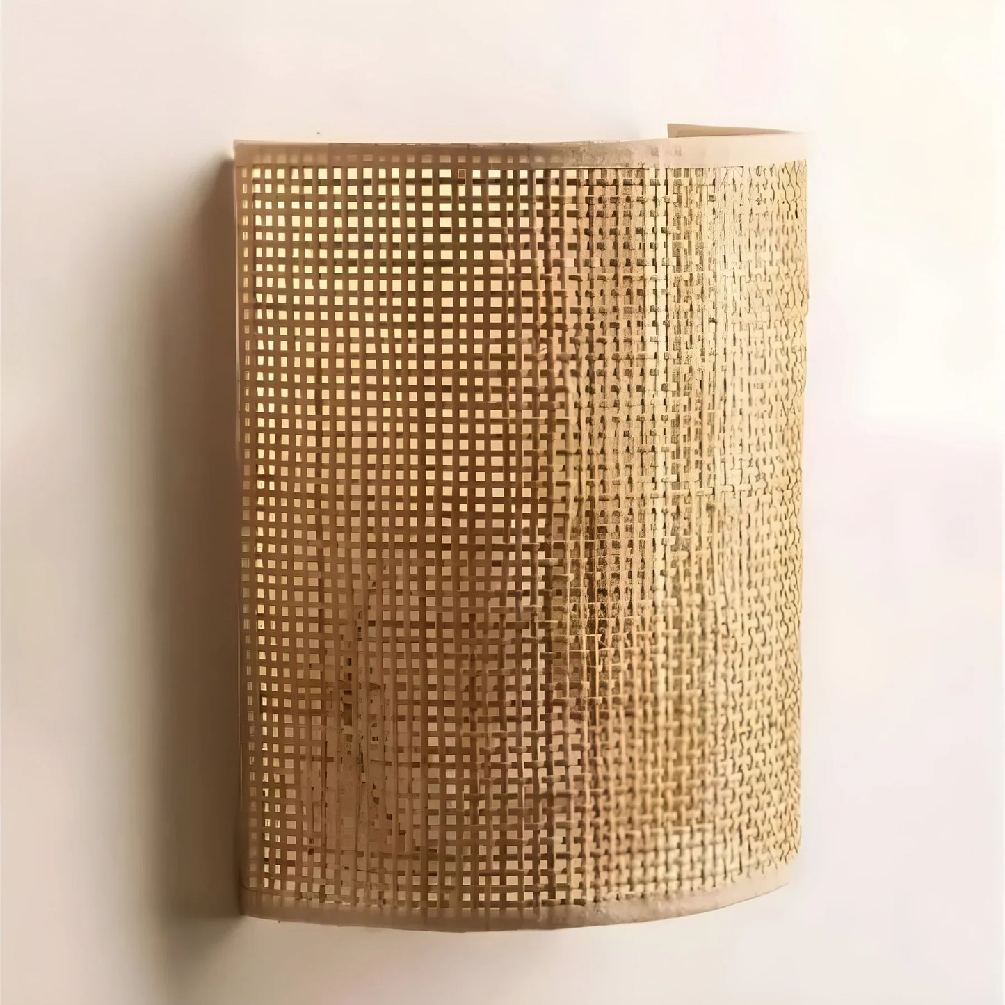 Woven Rattan Wall Light
