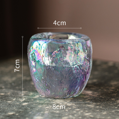 Clear Glass Tealight Holder – Elegant Candle Holder for Soft and Cosy Lighting