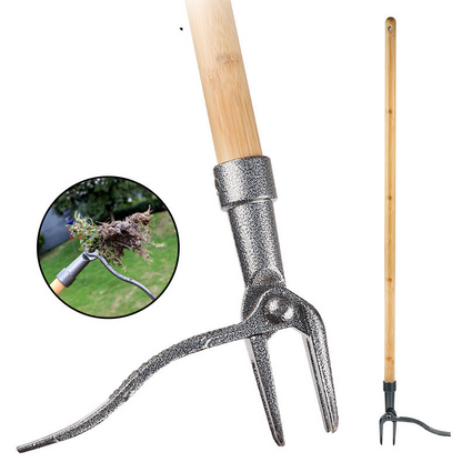 4-Claw Weed Puller - Durable Iron Garden Tool for Efficient Root Removal