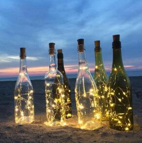 LED Bottle Lights – Decorative Wire Fairy Lights for Creative DIY Projects and Lighting