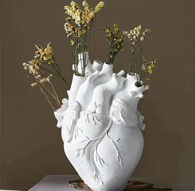 Classical Heart-Shaped Vase
