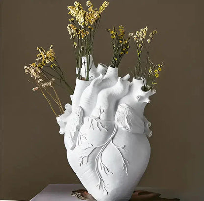 Classical Heart-Shaped Vase