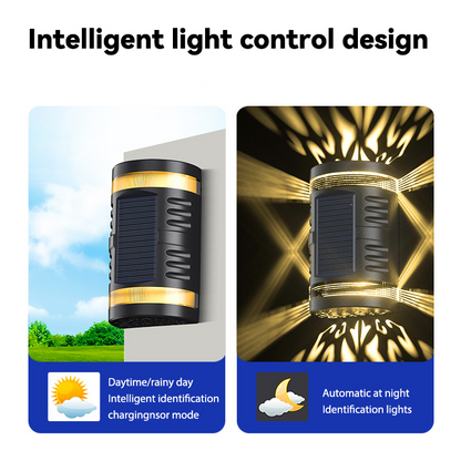 Solar Wall Light with Auto Light Detection – Outdoor Lamp with Smart Night Control