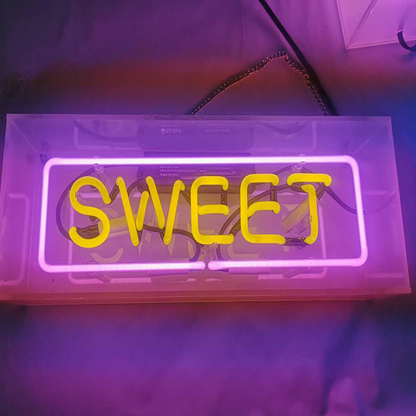 Acrylic Neon Light Sign – LED Table Lamp for Living Room & Bedroom Decor