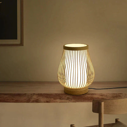 Zen Glow Japanese Table Lamp