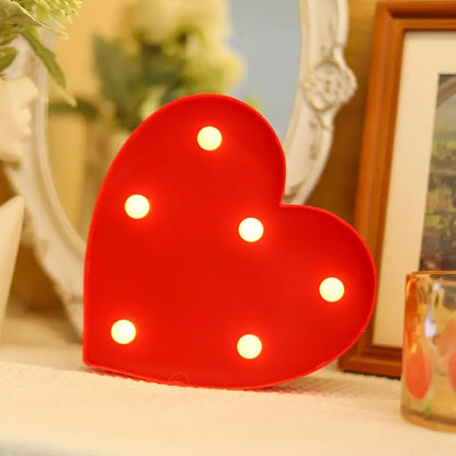 Illuminated PLED Letters, Numbers, and Symbols – Warm White Light Decorations for Parties and Home