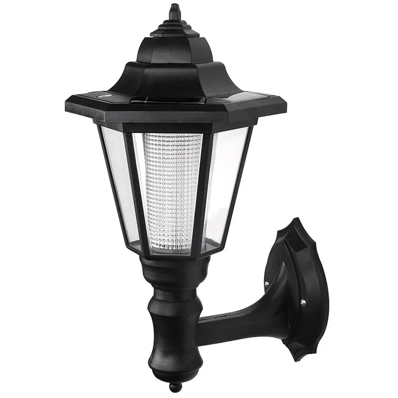 LED Solar Garden Lantern - Classic Outdoor Lamp for Patio and Garden Lighting