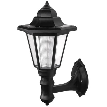 LED Solar Garden Lantern - Classic Outdoor Lamp for Patio and Garden Lighting