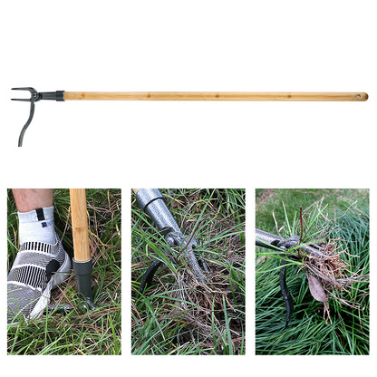 4-Claw Weed Puller - Durable Iron Garden Tool for Efficient Root Removal