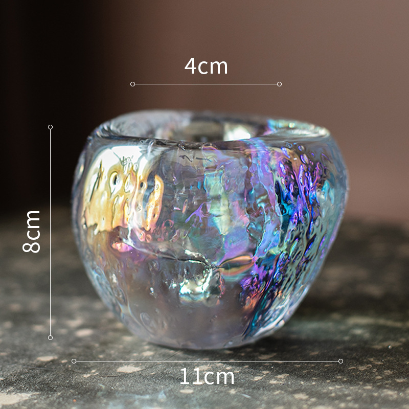 Clear Glass Tealight Holder – Elegant Candle Holder for Soft and Cosy Lighting