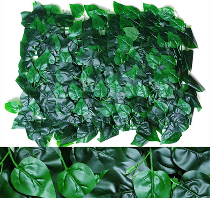 Green Artificial Plant Wall Mat - Decorative Faux Plants for Creative Backgrounds