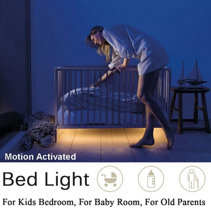 Flexible LED Light Strip with Remote – 2 Meter Decorative Lighting for Shelves and Cabinets