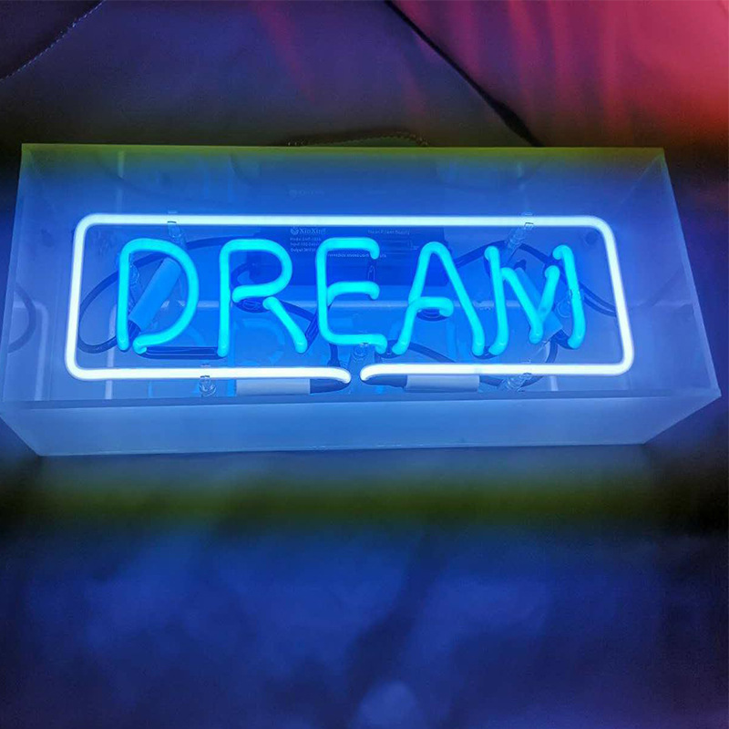 Acrylic Neon Light Sign – LED Table Lamp for Living Room & Bedroom Decor