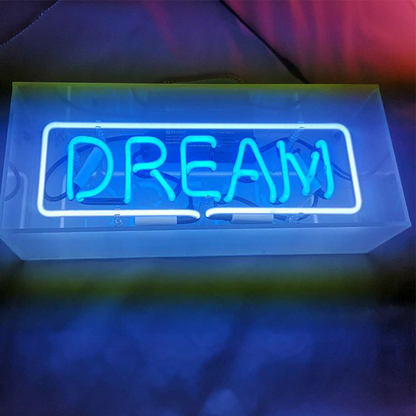 Acrylic Neon Light Sign – LED Table Lamp for Living Room & Bedroom Decor