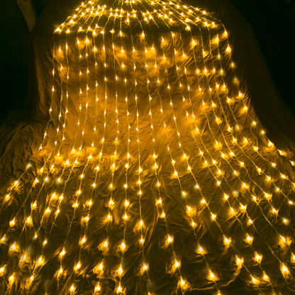 Led Light Curtain with Colour Change - Decorative Fairy Lights for Windows , Walls and Parties