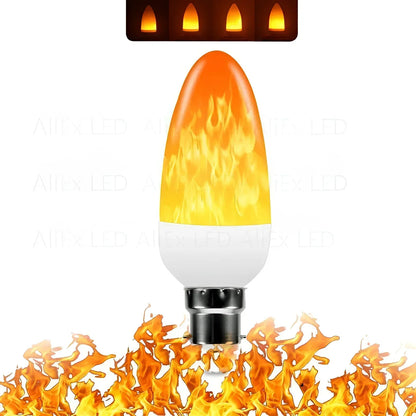 Flame Simulation Light - 9W LED Bulb With Realistic Flickering Flame Effect
