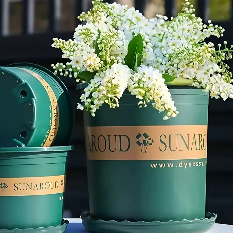 Durable Plastic Flower Pot – Weather-Resistant Planter for Garden & Balcony