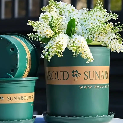 Durable Plastic Flower Pot – Weather-Resistant Planter for Garden & Balcony