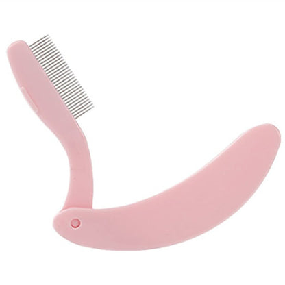 Portable Folding Eyebrow Brush – Precise Shaping and Grooming Tool