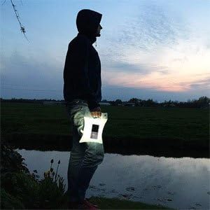 Solar LED Lantern in Clear Bag – Energy-Efficient Outdoor Lighting for Gardens