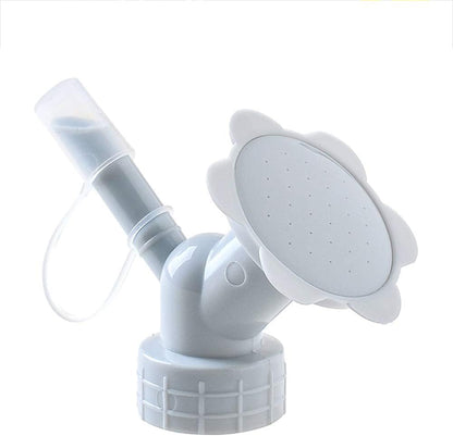 2-in-1 Double-Cap Spray Nozzle Bottle – Compact Mini Irrigation Spray Head for Garden Use