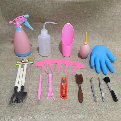 Mini Gardening Tool Kit for Succulents with Watering Bottle and Accessories
