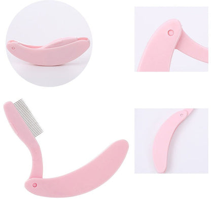 Portable Folding Eyebrow Brush – Precise Shaping and Grooming Tool