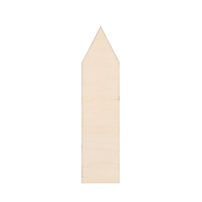 Reusable Wooden Plant Markers – Writable Labels for Garden & Balcony Herbs