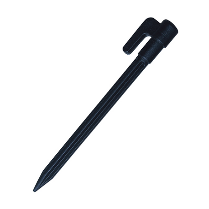 Durable Plastic Tent Pegs with Hooks - Heavy-Duty Pegs for Tarps and Camping
