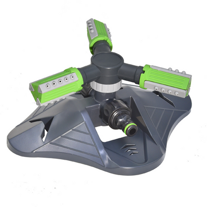 360° Rotating Garden Sprinkler – Multi-Nozzle Irrigation System for Lawns and Gardens
