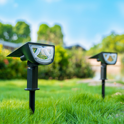 Solar LED Garden Spotlight – Outdoor Lighting with Solar Panel for Pathways and Yard