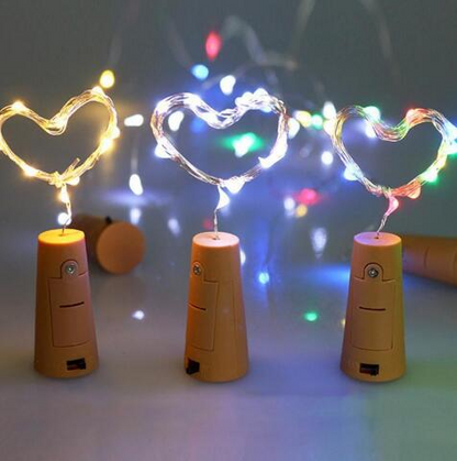 LED Bottle Lights – Decorative Wire Fairy Lights for Creative DIY Projects and Lighting