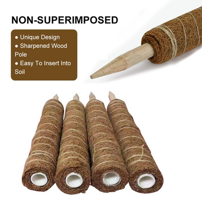 Natural Coconut Climbing Stick – Support for Houseplants and Garden Vines