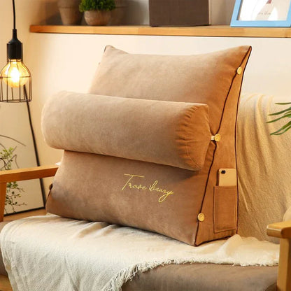 Contoured Wedge Back Support Pillow