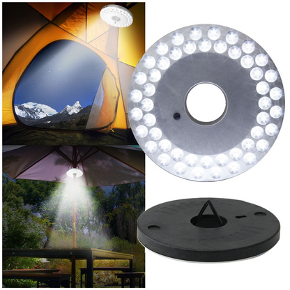 Portable Solar LED Camping Lantern – Hanging Light for Outdoor Adventures