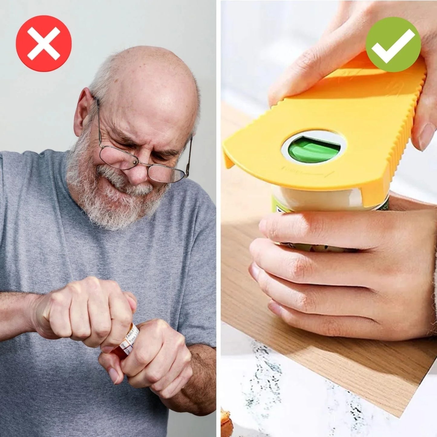 Comfortable Bottle Opener with Easy-Grip Handle