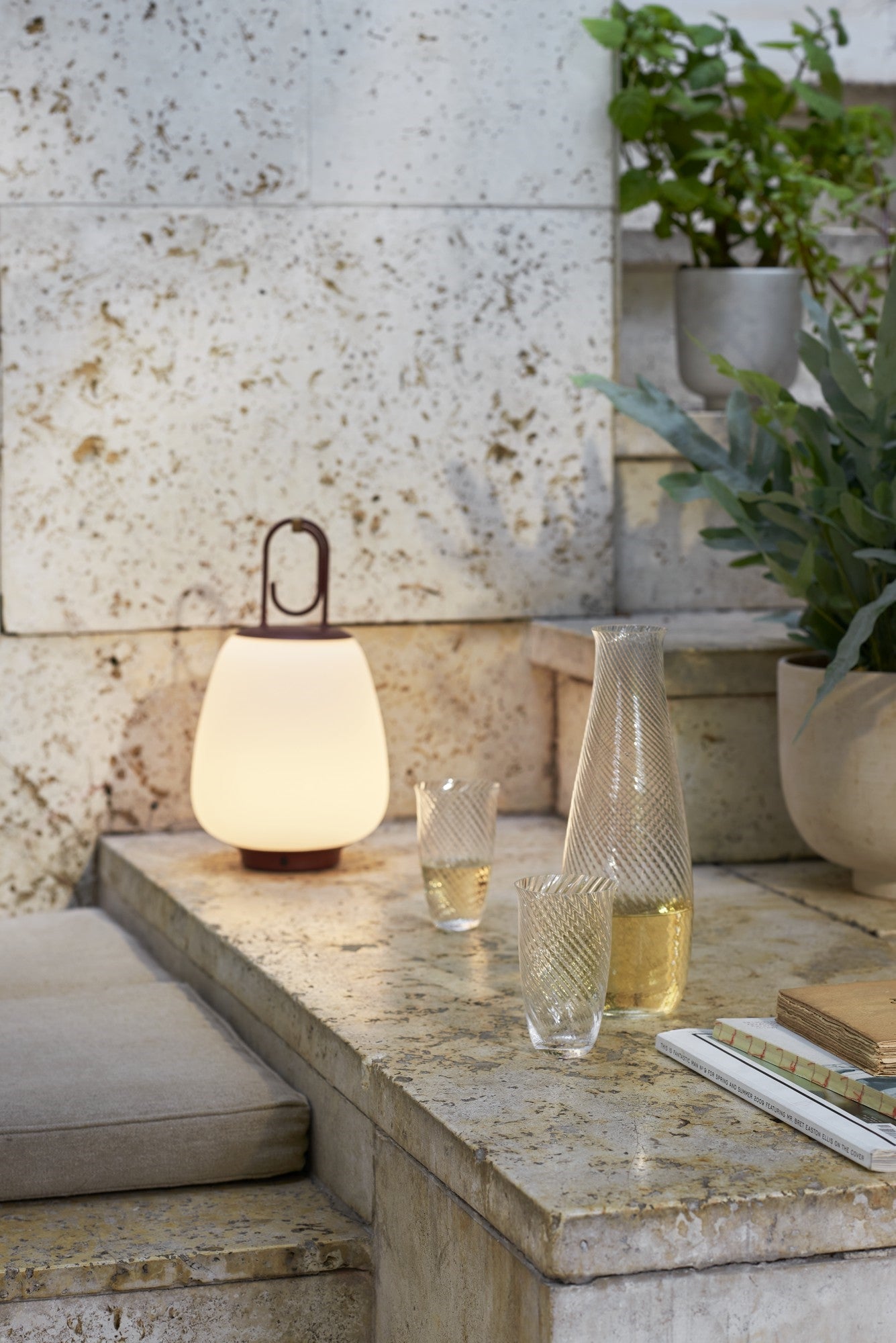Portable Modern LED Lantern for Outdoor Use