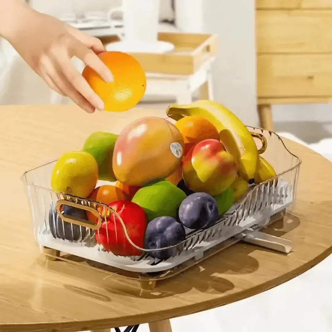 Modern Dish Drying Rack with Drainage System for Efficient Crockery Drying