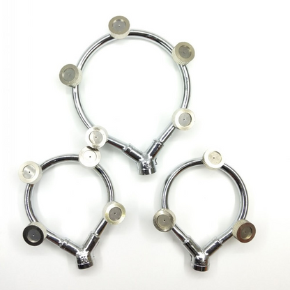 High-Pressure Stainless Steel Multi-Nozzle Sprayer - Efficient Garden Irrigation Attachment