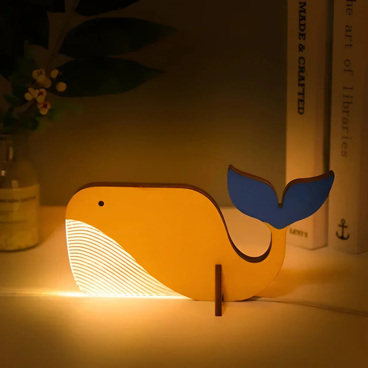 Light Table Animals Wooden Animal-Themed LED Table Lamp – Havenhome
