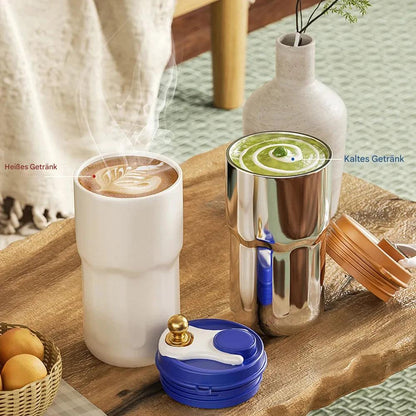 Digital Temperature Display Thermo Mug – 410ml Compact Mug for Hot and Cold Beverages
