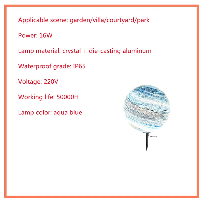 Solar LED Garden Globe Light – Weatherproof Outdoor Lighting for Lawn & Patio