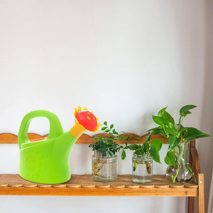 Kids Watering Can with Flower Spout – Colourful Plastic Gardening Tool for Young Gardeners