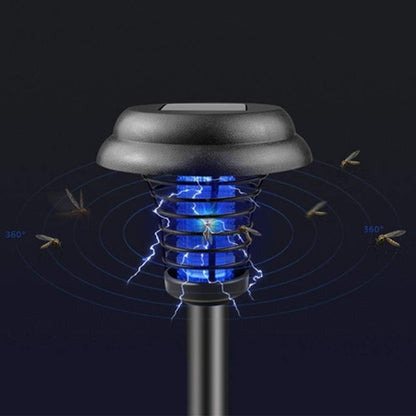 Solar Mosquito Killer Lamp with LED Light – Waterproof Insect Trap and UV Mosquito Repellent for Garden