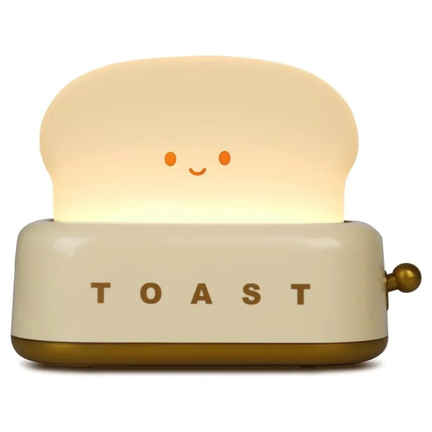Cozy Glow - Kawaii Toast LED Night Light For Bedroom Ambience