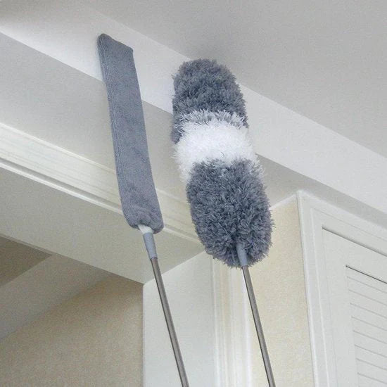 Extendable Dusting Brush with Telescoping Pole – Ideal for Corners and Ceilings