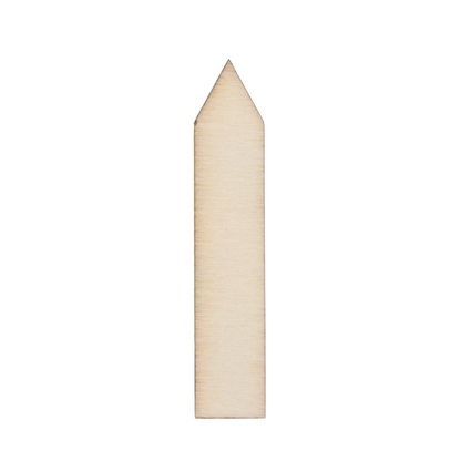 Reusable Wooden Plant Markers – Writable Labels for Garden & Balcony Herbs