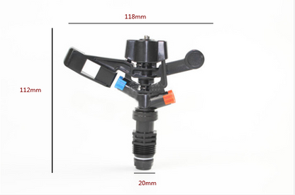 Adjustable Garden Sprinkler with Customizable Spray Angle - Perfect for Irrigation Systems