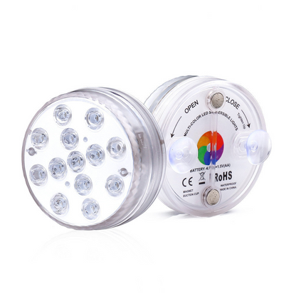 Remote-Controlled Underwater LED Light – RGB Multicolor Pool and Pond Lighting for Bathrooms
